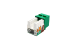 Cat5e RJ45 110 Type Keystone Jack, Green