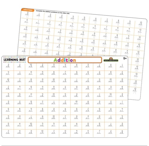 Addition Learning Mat