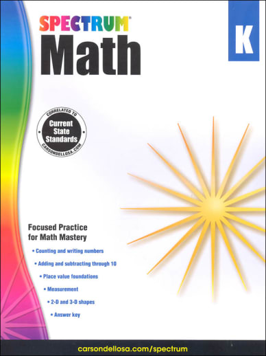 Spectrum Math 2015 Grade K