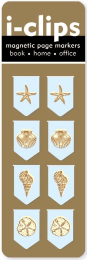 i-Clips Seashells Magnetic Page Markers