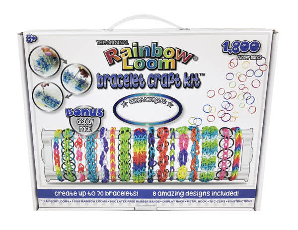 Rainbow Loom Rubber Band Bracelet Craft Kit | Create 70 Bracelets