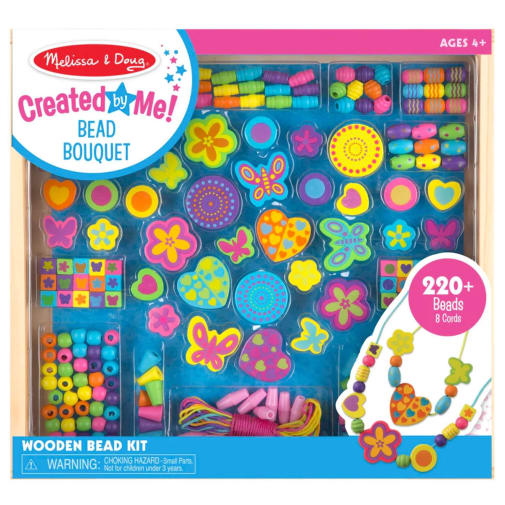 Melissa & Doug Bead Bouquet Deluxe Wooden Bead Set