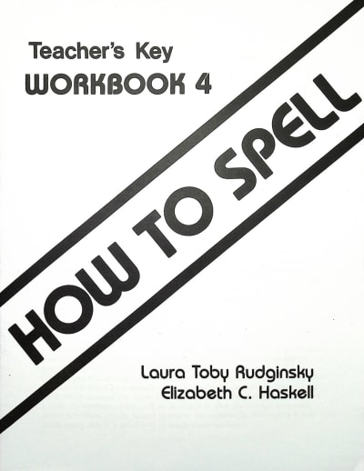 How to Spell 4 Teacher Key