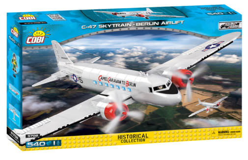 COBI C-47 Skytrain Berlin Airlift - 540 Pieces (Historical Collection World War II)