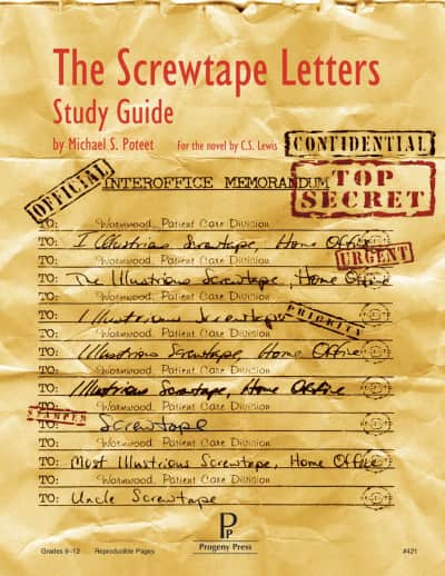 The Screwtape Letters Study Guide | Progeny Press