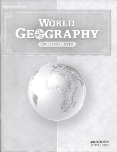 Abeka World Geography Quiz and Test Book
