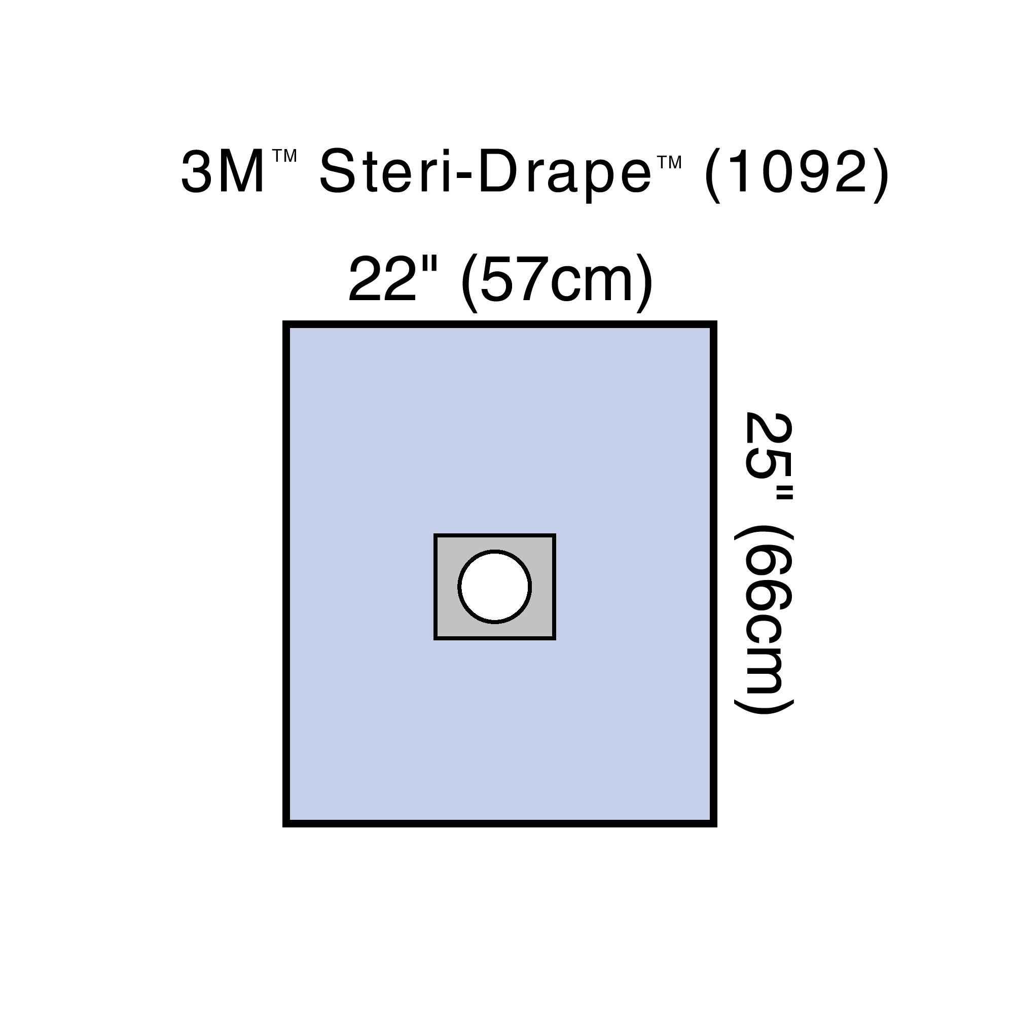 3M Steri-Drape Sterile Small Surgical Drape, 22 x 25 Inch MK 5727