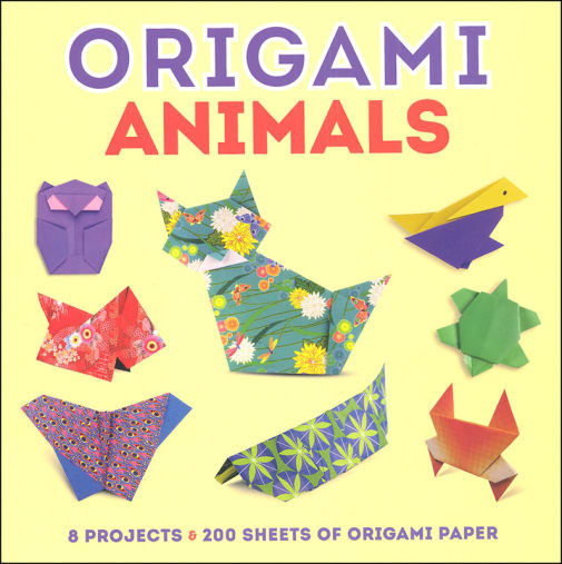 Origami Animals (8 Projects; 200 Sheets of Origami Paper)