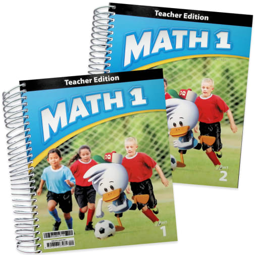 BJU Press Math 1 Teacher Edition 5th Edition