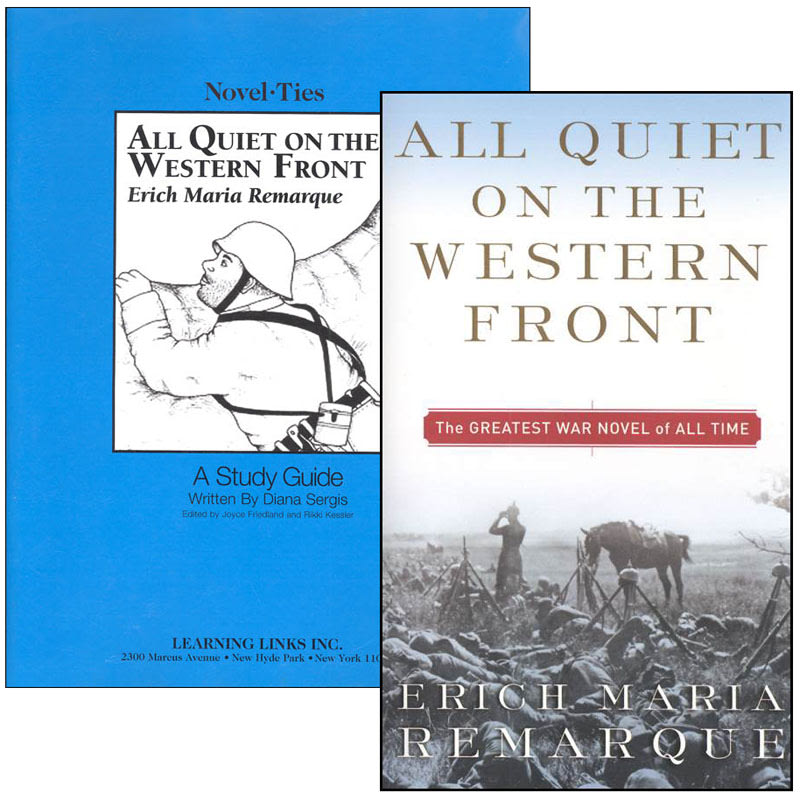 All Quiet on the Western Front Novel-Ties Study Guide & Book Set