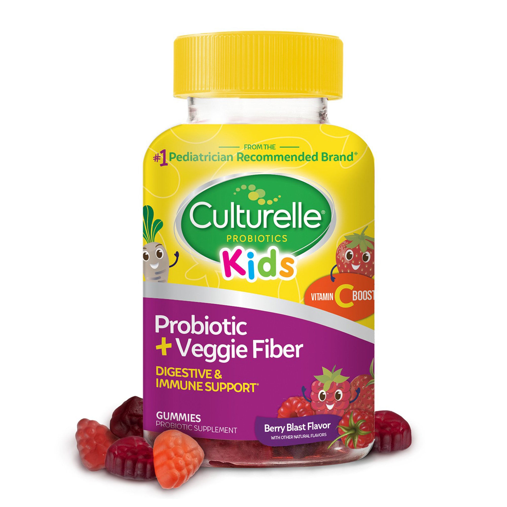 Culturelle Kids Probiotic + Veggie Fiber Gummies MK 1268961