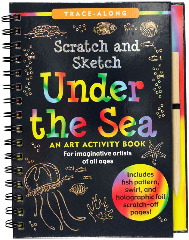 Under the Sea Trace-Along Scratch and Sketch Activity Book