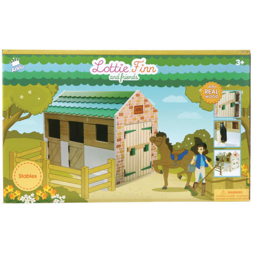 Lottie Doll Wooden Stables