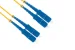 1 Meter SC-SC OS2 UPC Fiber Patch Cable, 9/125 Singlemode Duplex