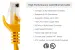 Cat6 Ethernet Patch Cable, Snagless, UTP, 1ft, Yellow