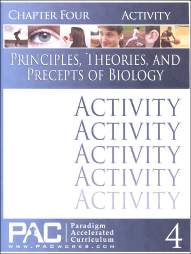 Principles, Theories & Precepts of Biology Chapter 4 Activities