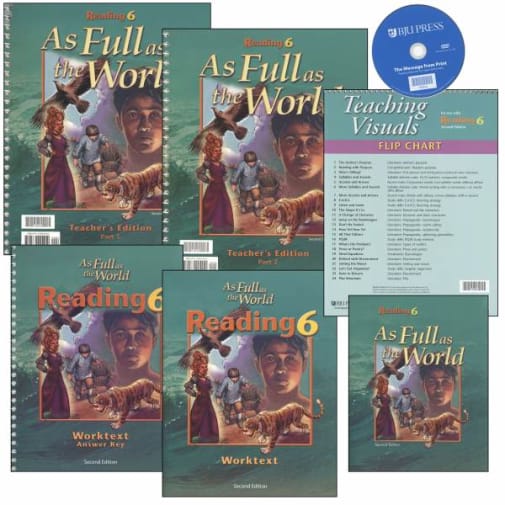 BJU Press Reading 6 Home School Kit
