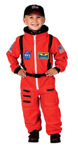 Aeromax Jr. Astronaut Suit with Cap - size 6/8 (Orange)