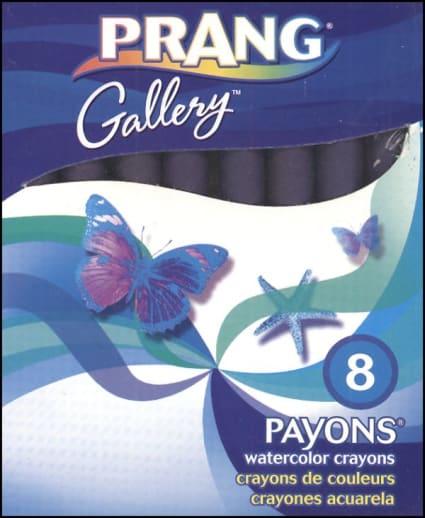 Prang Watercolor Crayons 8 Color Set