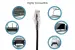 Cat6 Slim Ethernet Patch Cable, Snagless, 5 ft, Black