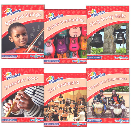 Jolly Phonics Readers Level 1 Our World Set