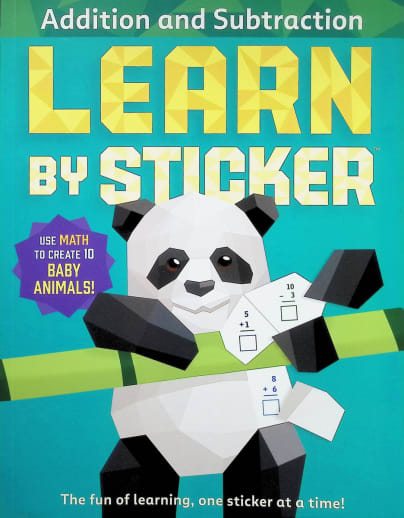 Learn by Sticker: Addition and Subtraction
