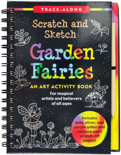 Garden Fairies Trace-Along Scratch & Sketch Activity Book