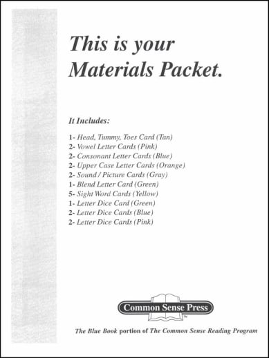 Learning Language Arts Through Literature Blue Materials Packet