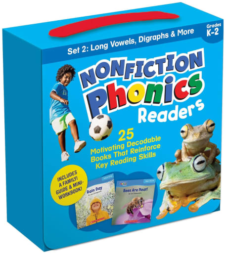 Nonfiction Phonics Readers Set 2: Long Vowels, Digraphs & More Box Set