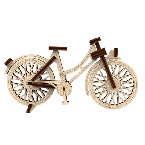 Fidget Classic Bicycle Wooden Model