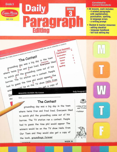 Daily Paragraph Editing, Grade 3