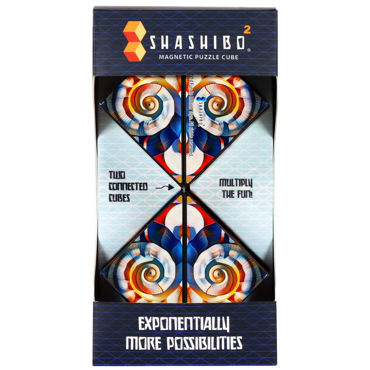 Shashibo Squared Magnetic Puzzle Cube - Atlantis