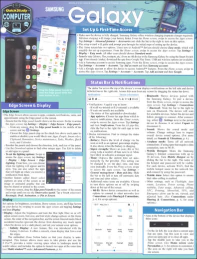 Samsung Galaxy Quick Study