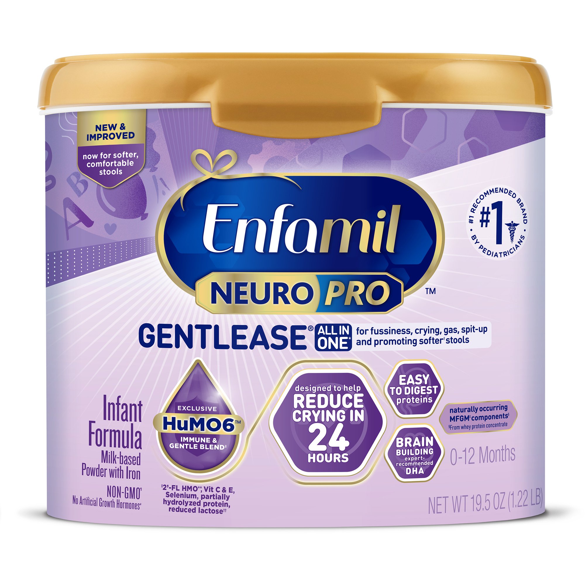 Enfamil NeuroPro Gentlease Infant Formula, 1.22-lb. canister MK 1252750