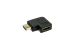HDMI High Speed Horizontal 90° Elbow Left Adapter, 4K@60Hz