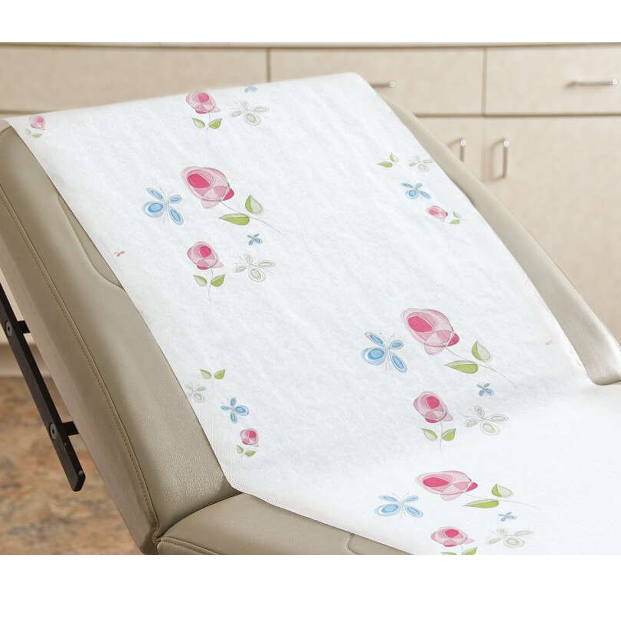Rose Garden Smooth Table Paper, 21 Inch x 225 Foot, White MK 413339