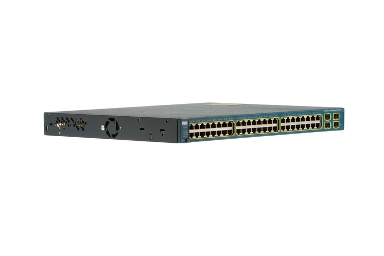 Cisco Catalyst 3560 PoE 48 Port Switch, WS-C3560-48PS-S, Refurbished, Original
