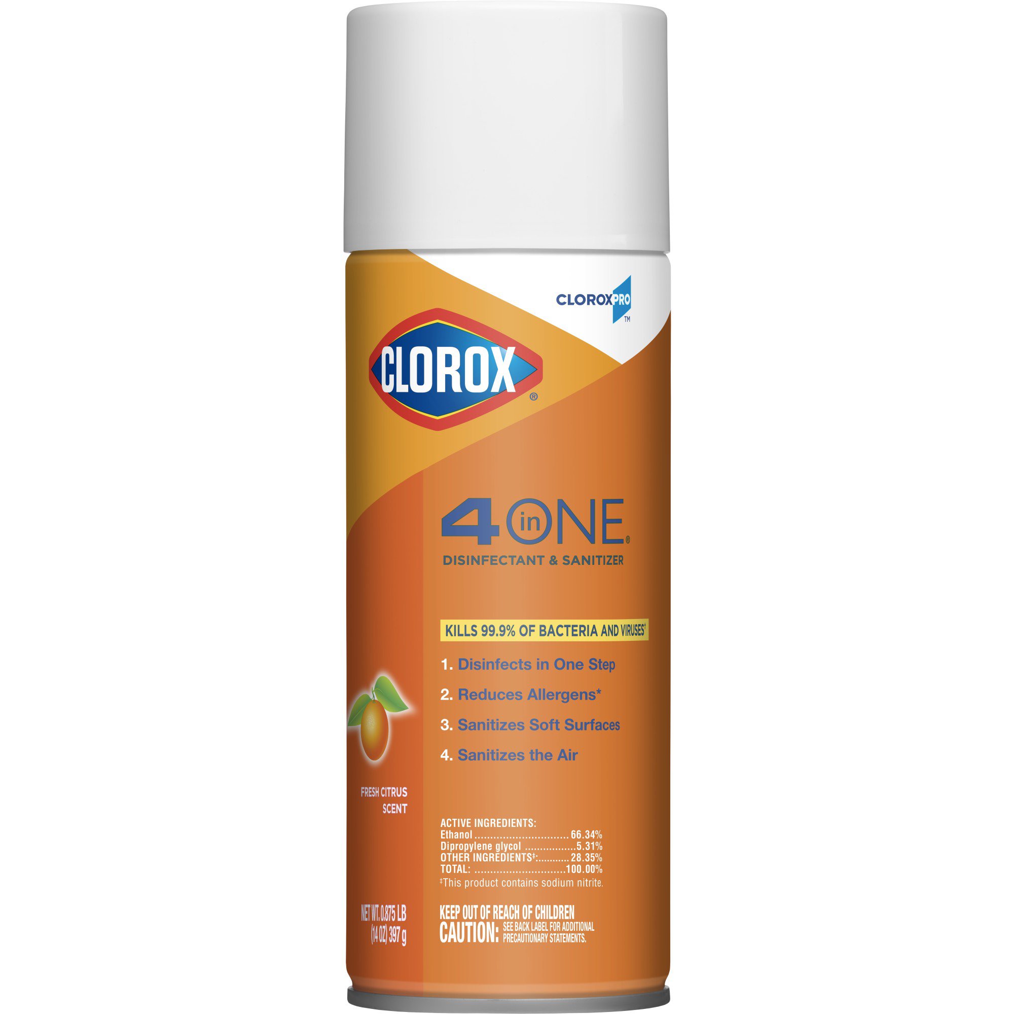Clorox Pro Clorox 4 in One Surface Disinfectant and Sanitizer, Citrus Scent MK 924558