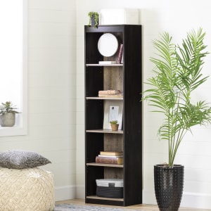 Axess - 5-Shelf Narrow Bookcase Axess - 5-Shelf Narrow Bookcase