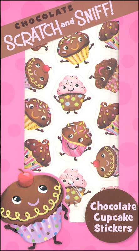 Chocolate Cupcake Scratch & Sniff! Stickers