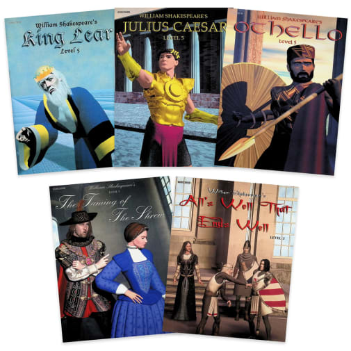 All 5 Level 5-6 Shakespeare Classic Worktexts