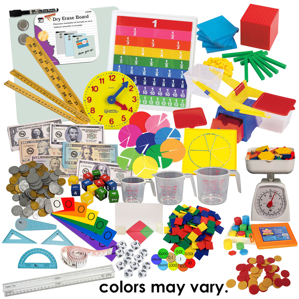 Math in Focus 2020 Grade 4 Manipulative Kit