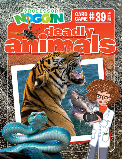 Prof Noggin's Deadly Animals Card Game