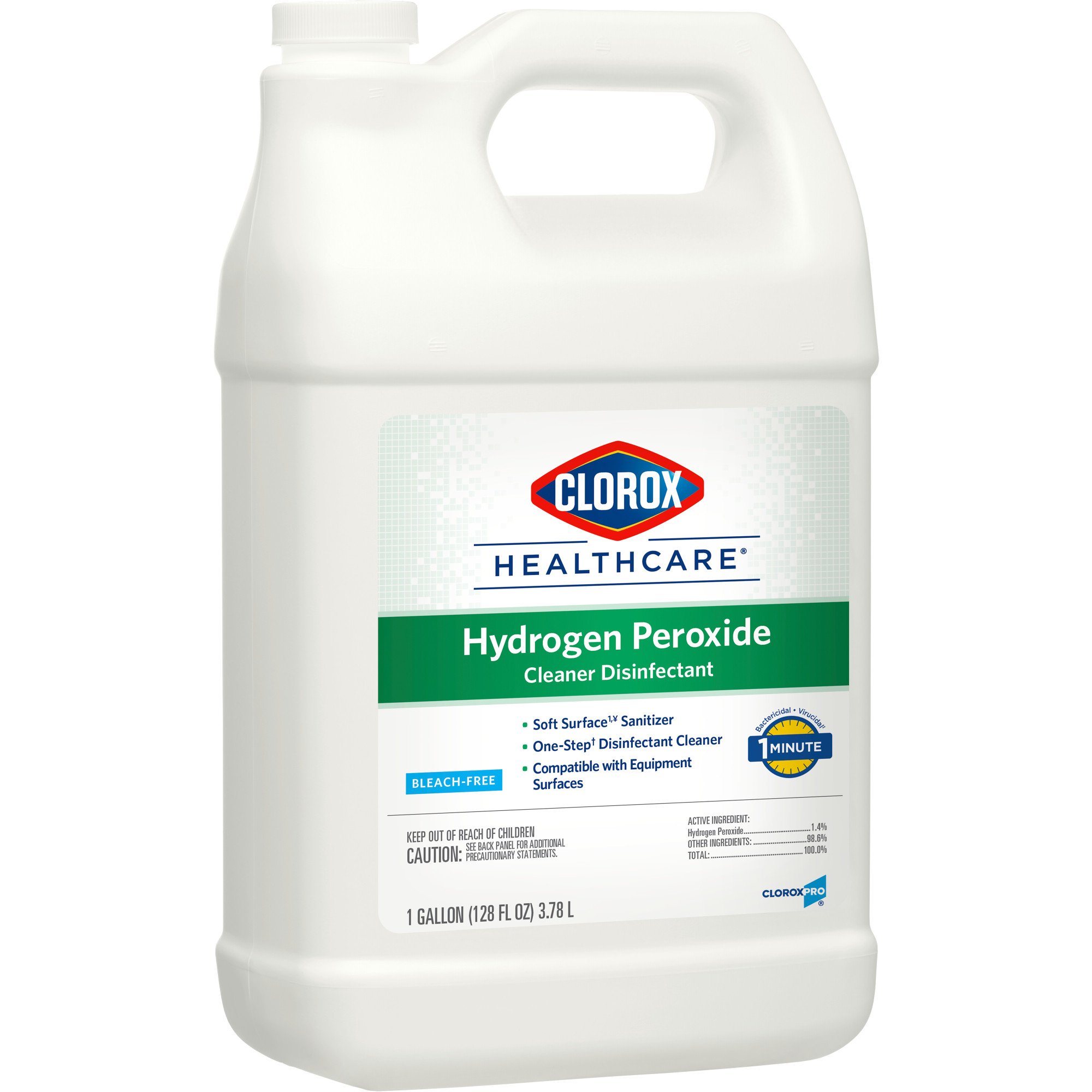 Clorox Healthcare Hydrogen Peroxide Cleaner Disinfectant, Jug, 1 gal. MK 914232