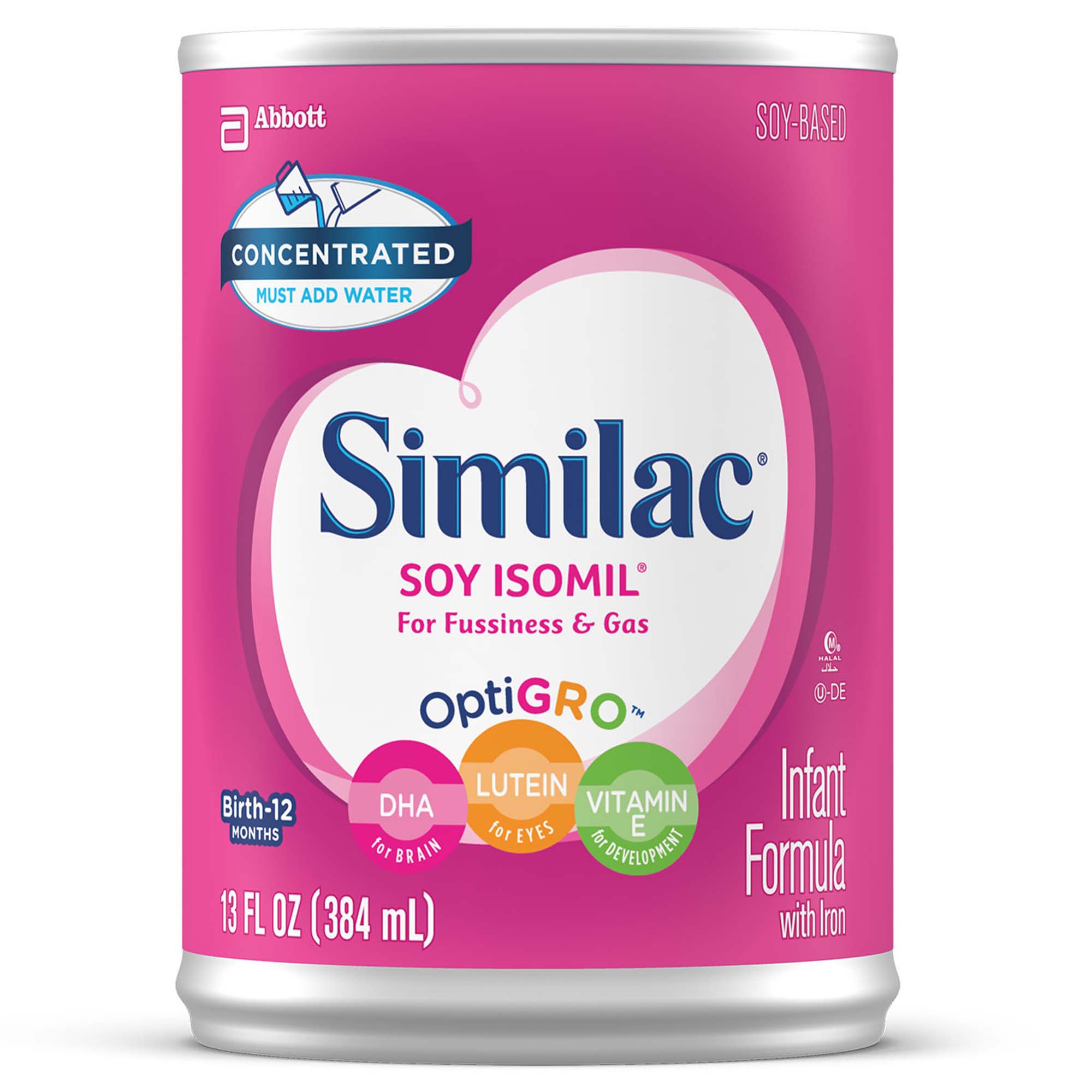 Similac Soy Isomil for Fussiness and Gas Infant Formula, 13-ounce can MK 685972