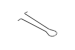1-5/16in J Hook Retaining Clip, 100-Pack