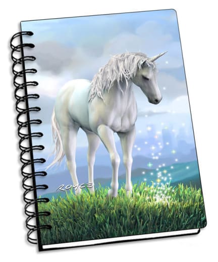 Unicorn 3D Notebook 4" x 6"