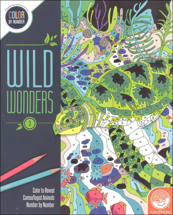 Color By Number: Wild Wonders Book 3
