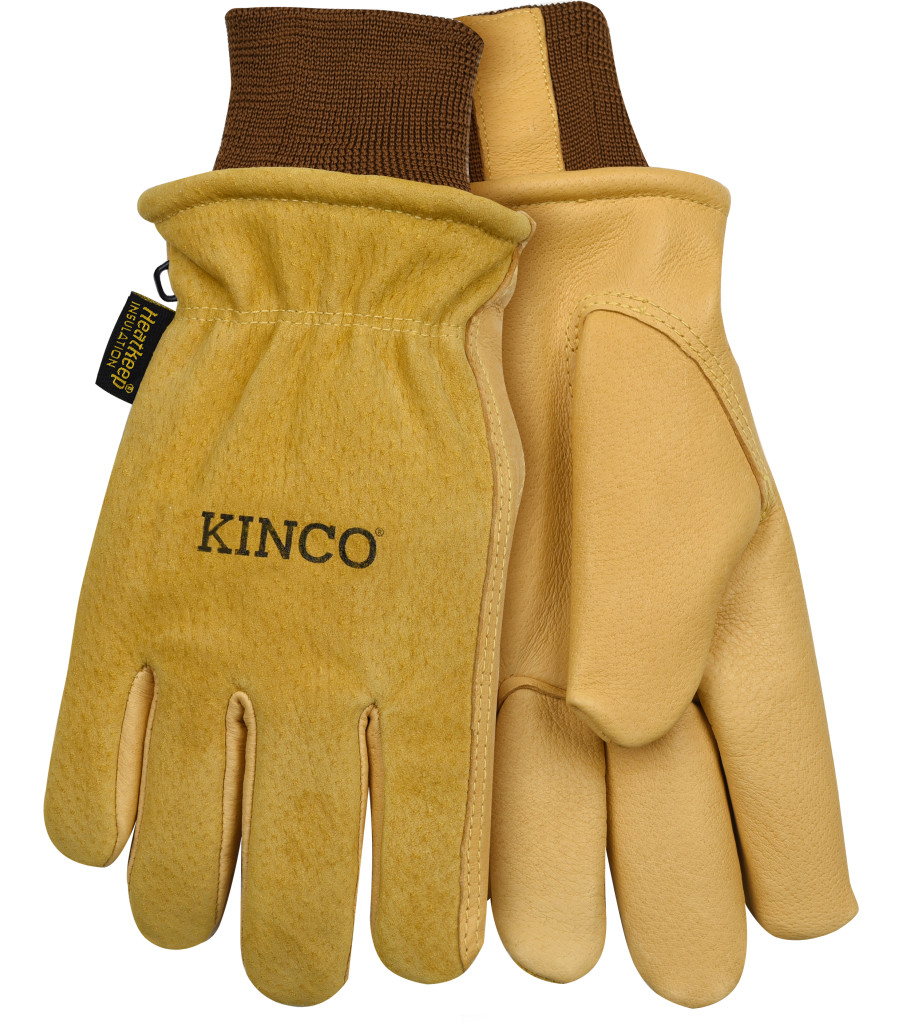 Lined Premium Grain & Suede Pigskin Driver with Omni-Cuff&trade;, Golden, large image number 0