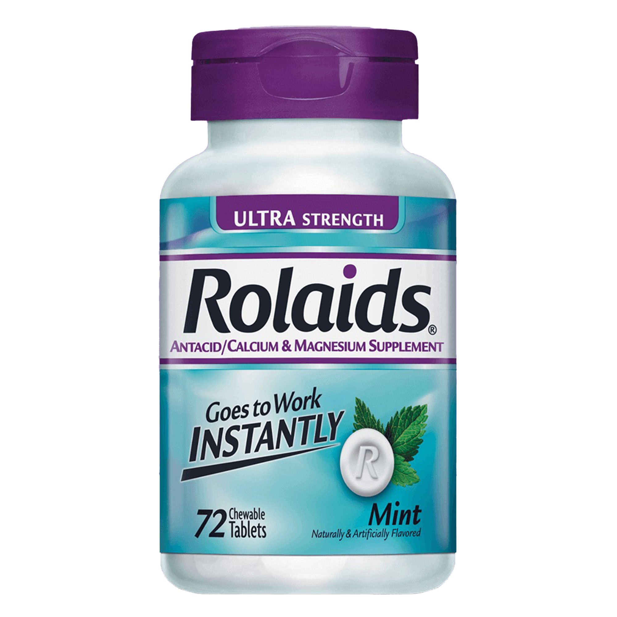 Rolaids Ultra-Strength Calcium Carbonate / Magnesium Hydroxide, Mint Flavor MK 1261350